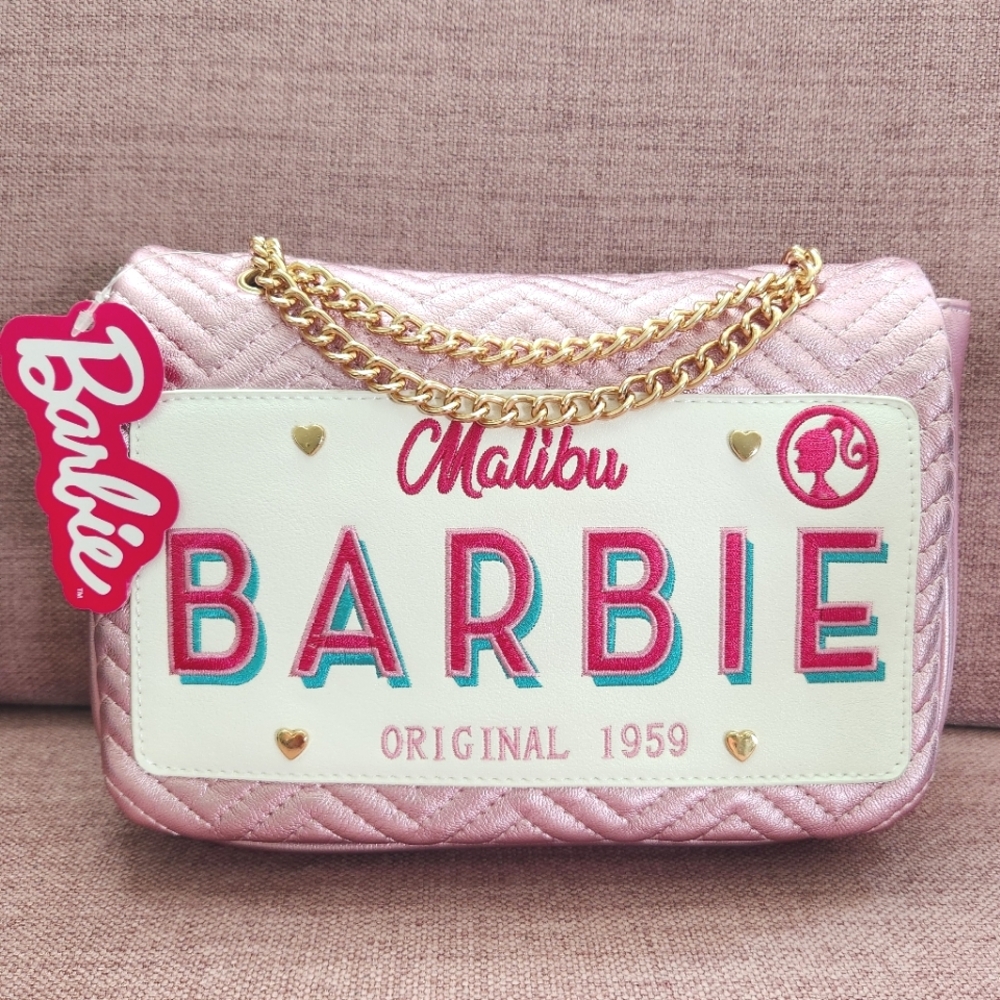 NWT Pink Malibu Barbie Purse